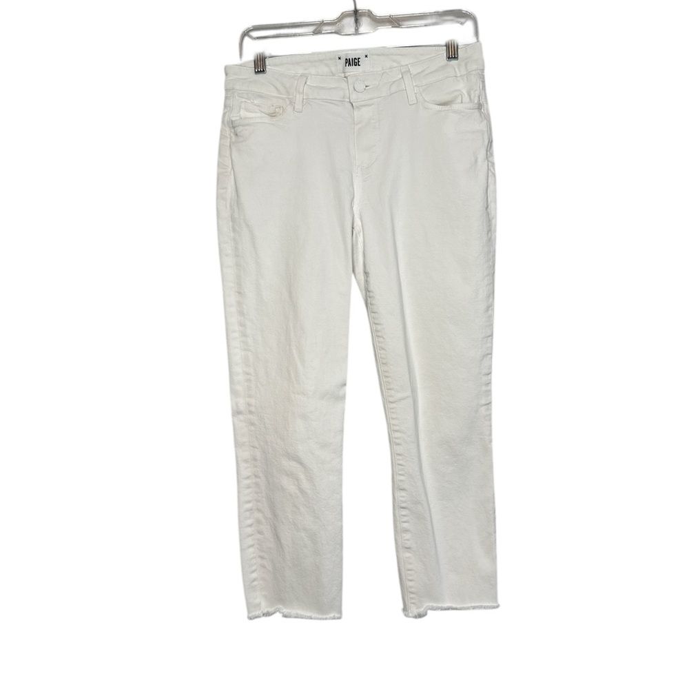 Paige Women's White Skyline Skinny Crop Jeans Size 29